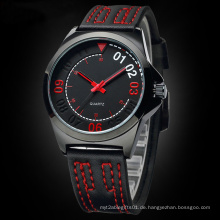 OEM Design Promotion Sport Gummi Uhr mit Japan Bewegung